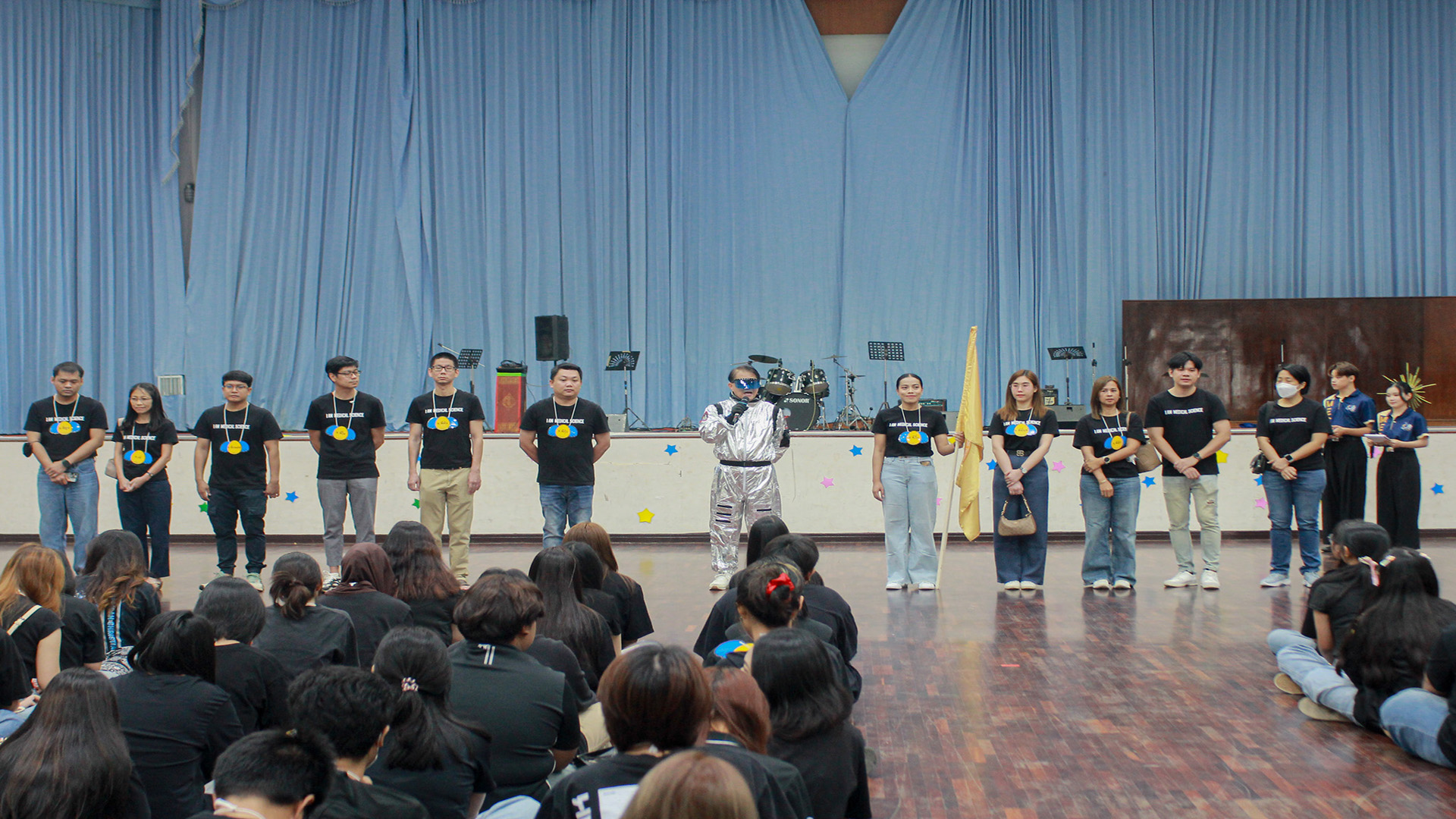 โครงการปฐมนิเทศและต้อนรับน้องใหม่ คณะวิทยาศาสตร์การแพทย์ ประจำปีการศึกษา 2568 “GALEX MED–SCI: The Origin of Med–Sci Light