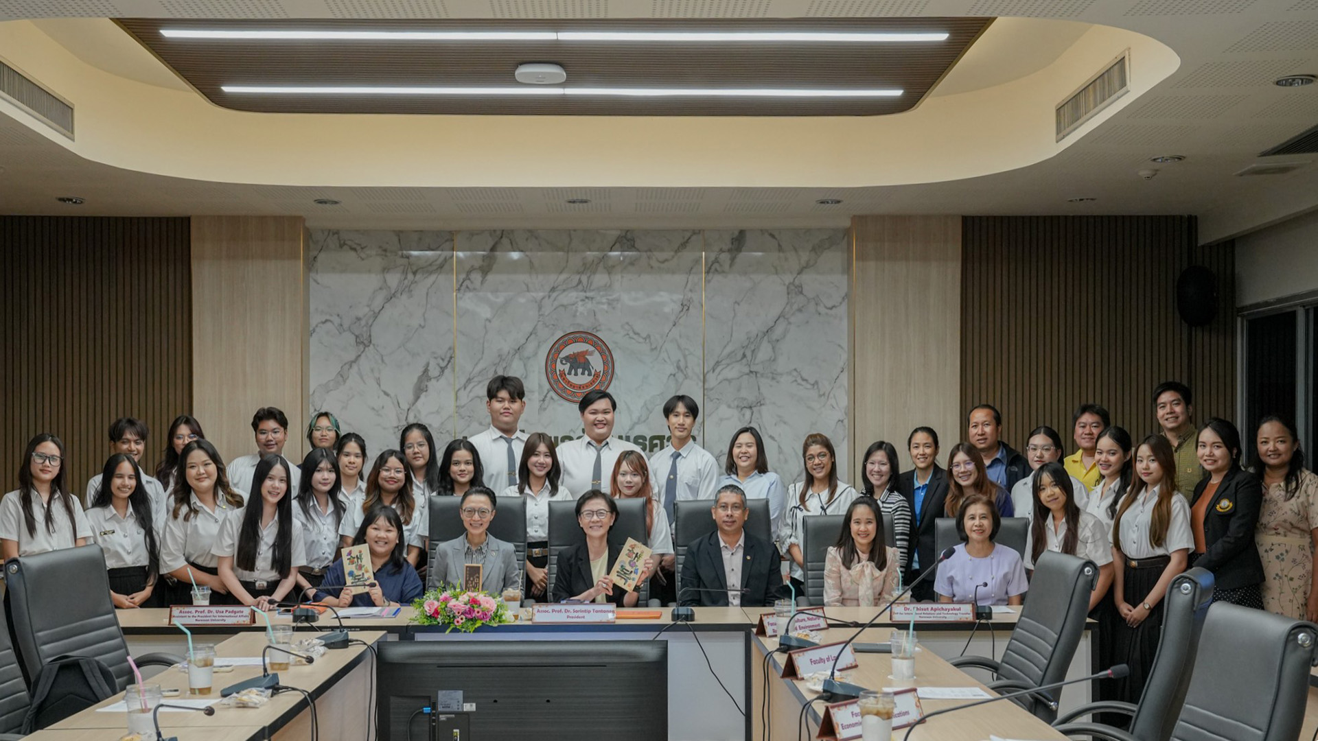 พิธีปิดโครงการแลกเปลี่ยนนิสิตระยะสั้นเชิงวัฒนธรรม แบบขาออก